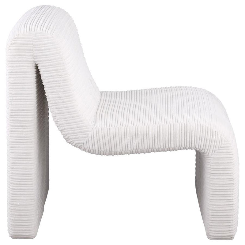 Drayton - Upholstered Curved Armless Accent Chair