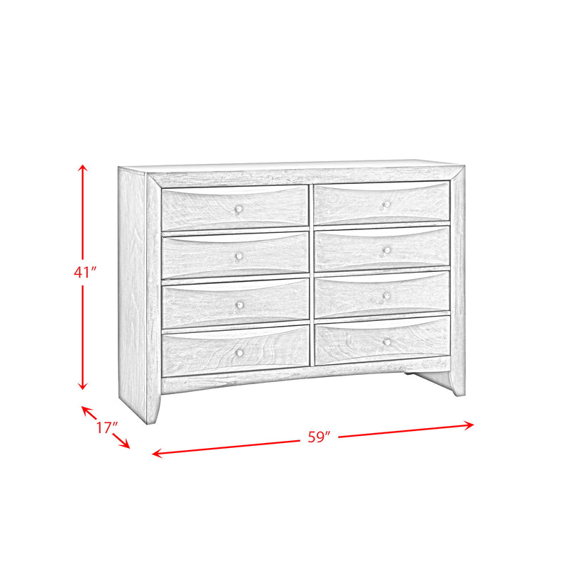 Emily - Dresser (Sturdy) - Grey