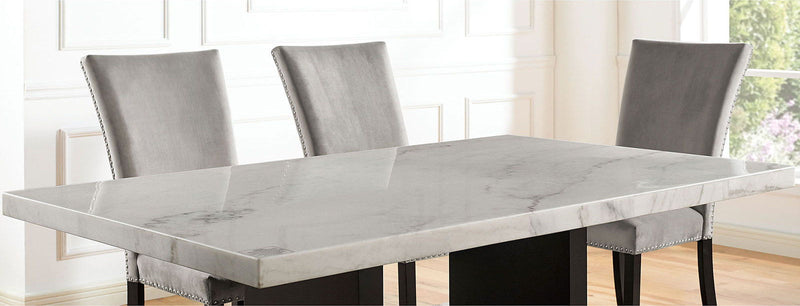 Kian - Dining Table - White / Black