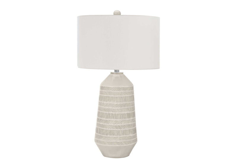 Contemporary Lighting, Table Lamp, Ceramic - Cream