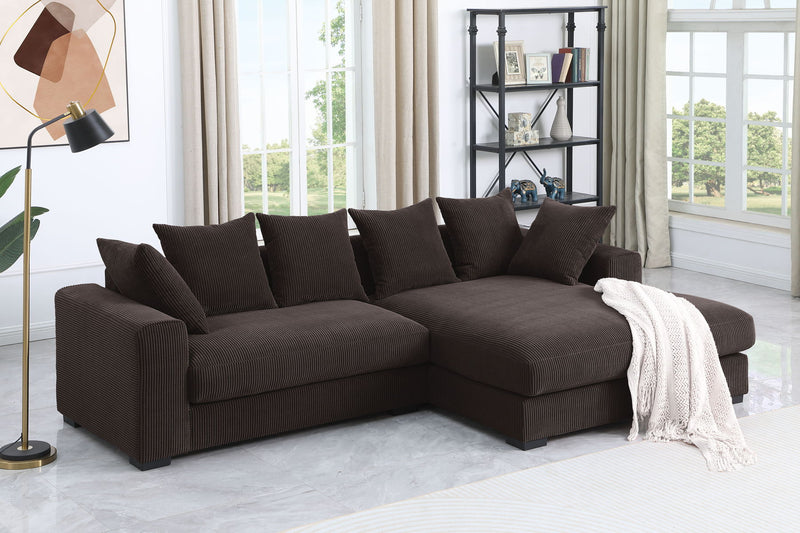 Naomi - 3 Piece Upholstered Sectional