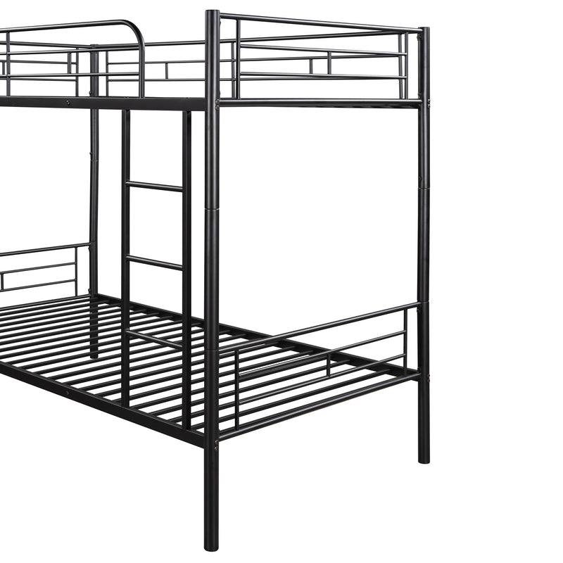 Twin Over Twin Metal Bunk Bed (Black) ( old sku: MF189201BAA )