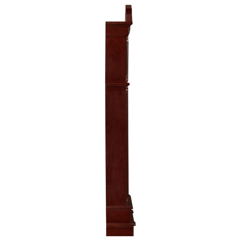 Diggory - Grandfather Clock - Brown Red And Clear