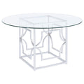 Starlight - Round Glass Top Dining Table