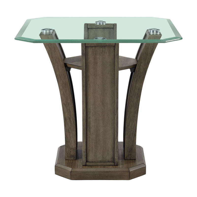 Dapper - Square End Table - Grey