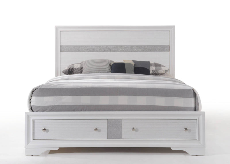 ACME Naima Queen Bed in White 25770Q