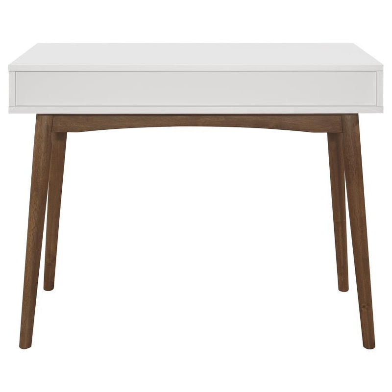 Bradenton - 1-Drawer Wood Writing Desk - White