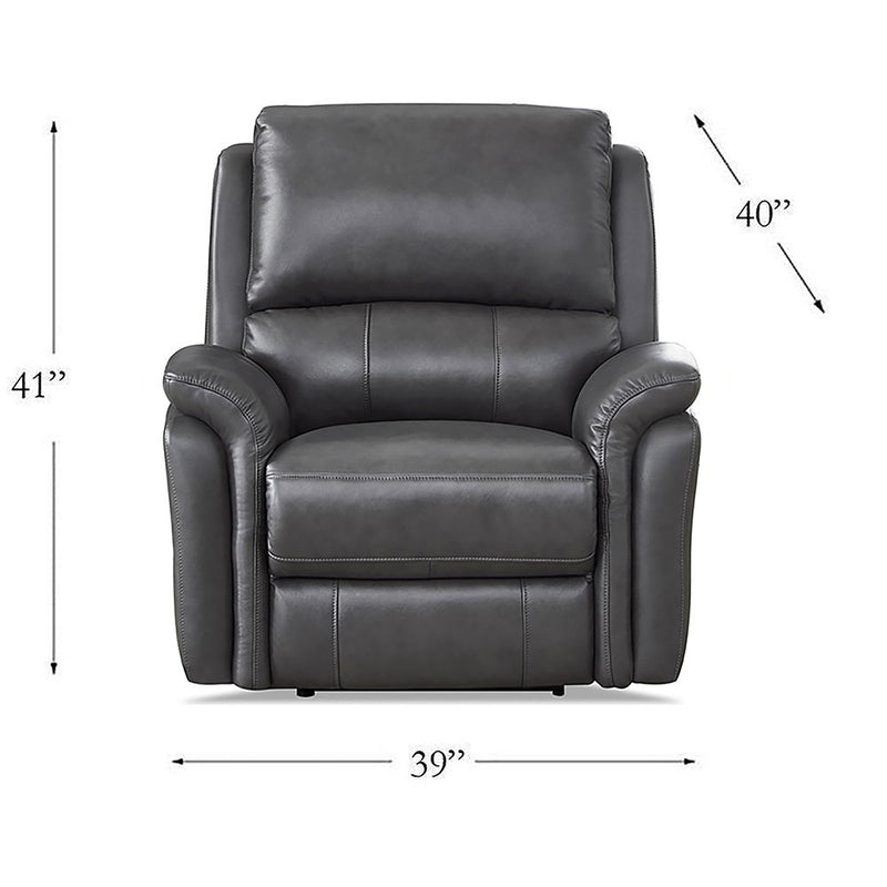 Erindale - Power Headrest Zero Gravity Recliner - Gray