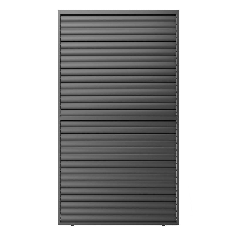 Louver Grille 1 / 3 10Ft Frame & Louvers - Black