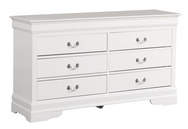 Louis Phillipe - 6-Drawer Dresser