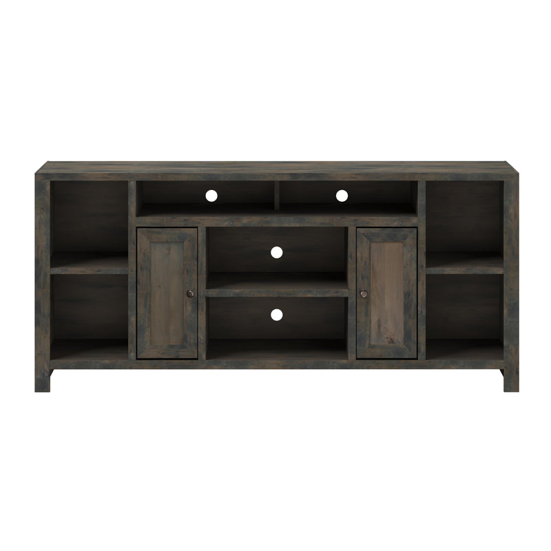 Joshua Creek - 74" TV Stand Console For TVs Up To 85" - Barnwood