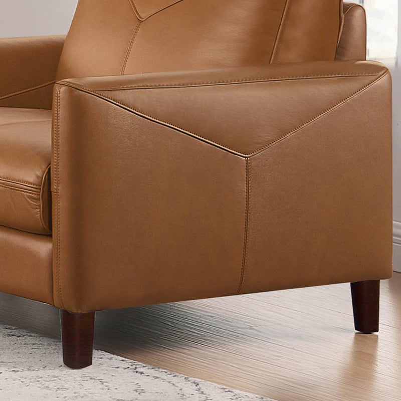 Yorkdale - Leather Chair - Cognac