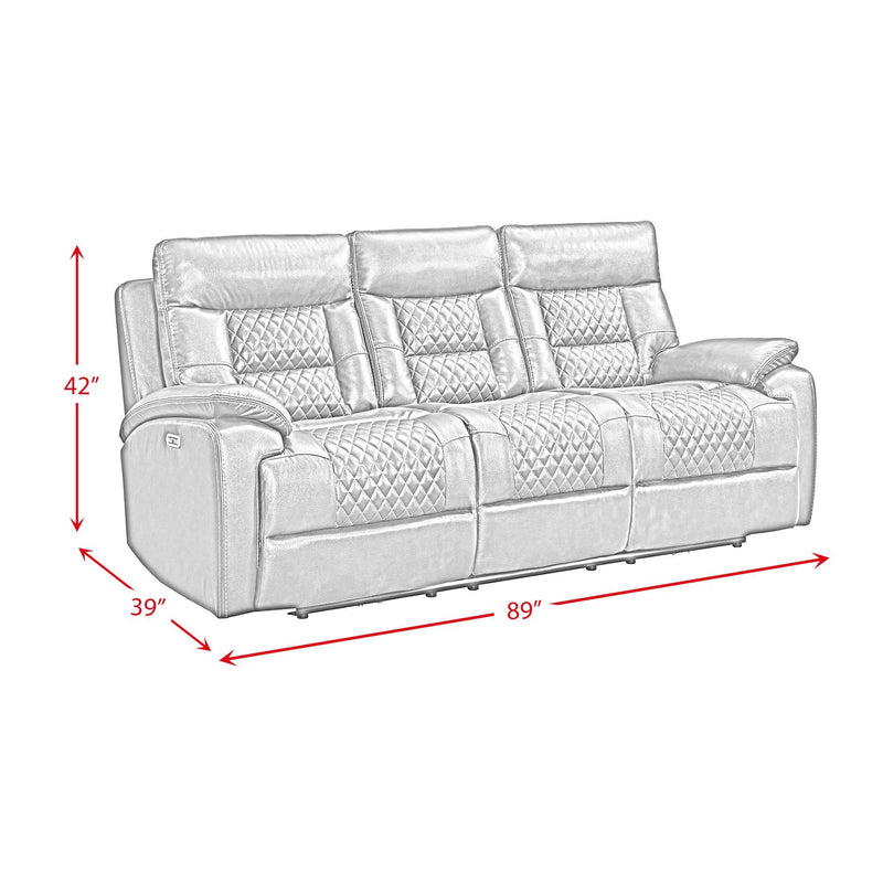 Trinidad - 2 Piece Living Room Set (Sofa & Loveseat) - Pebble Cream