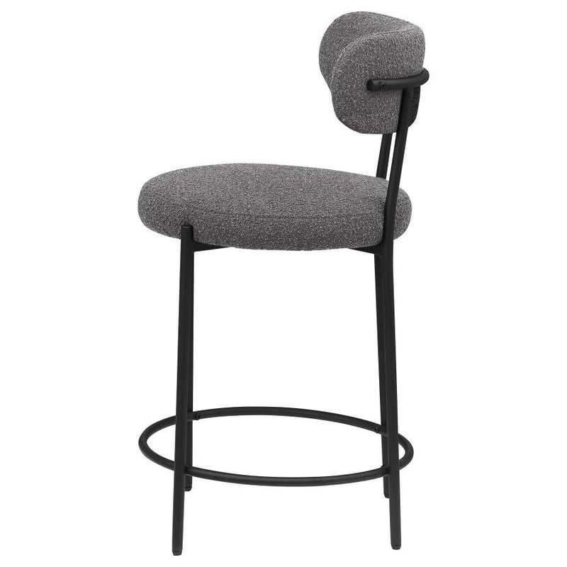 Viola - Boucle Upholstered Bar Stool (Set of 2)