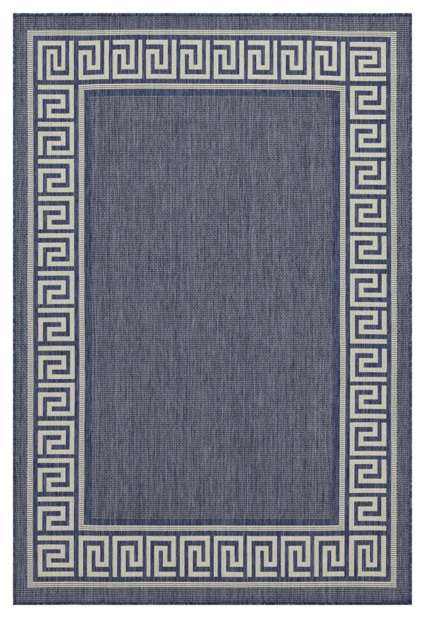 Sunshine - 5'3" X 7'3" Polypropylene Indoor / Outdoor Area Rug - Blue