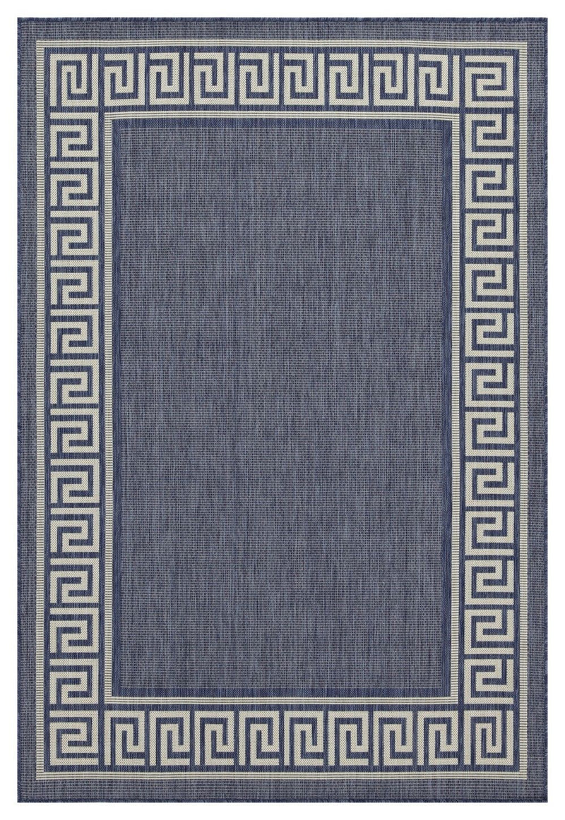 Sunshine - 7'10" X 10'3" Indoor / Outdoor, Area Rug - Blue