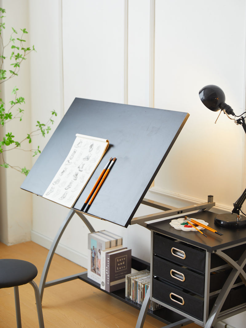 Drafting Table With Stool