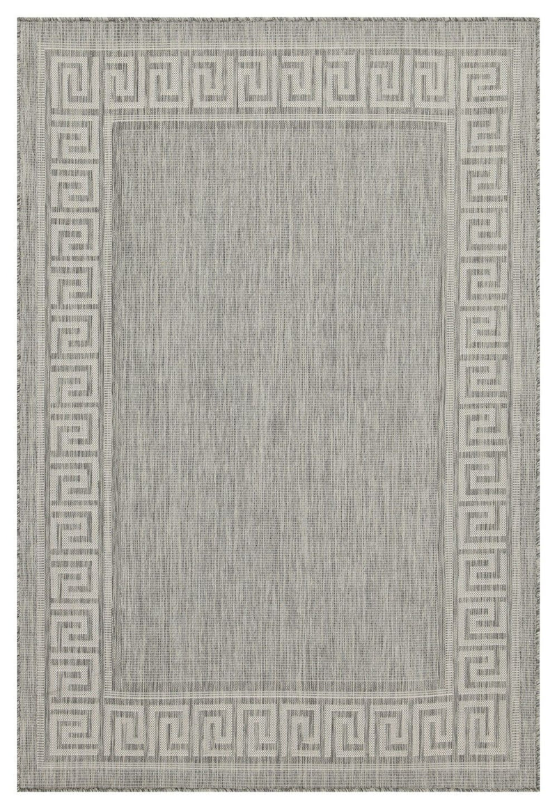 Sunshine - 2'7" X 7'3" Indoor / Outdoor Area Rug - Silver - Polypropylene