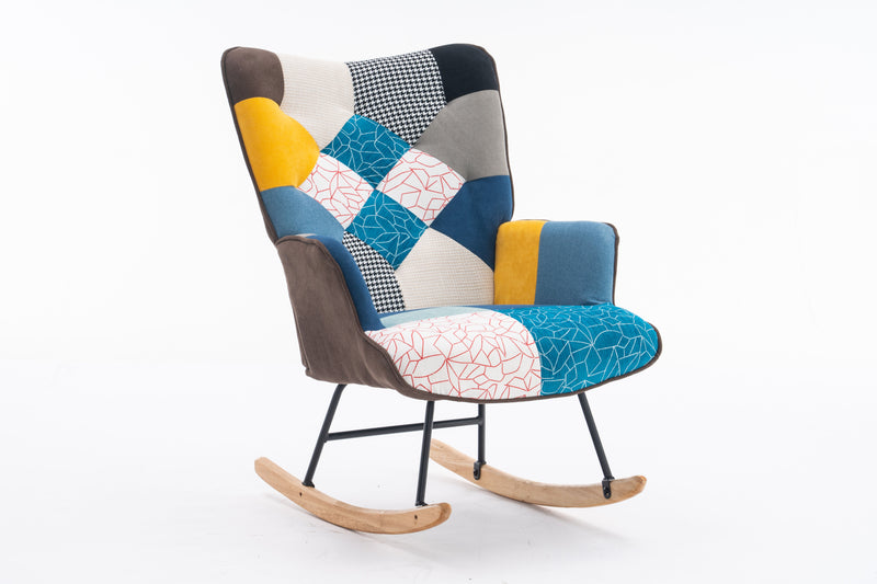 Adraya - Rocking Chair - Multicolor