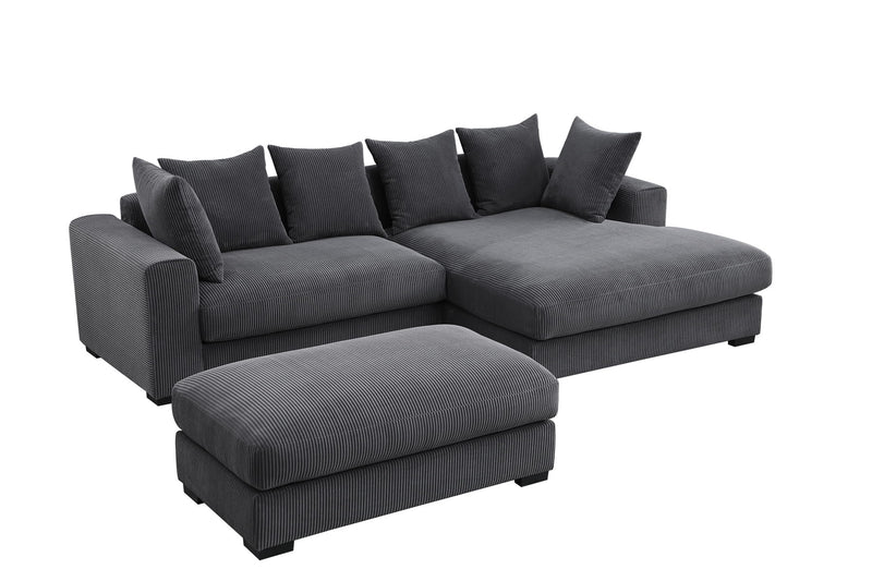 Duke - 4 Piece Upholstered Sectional