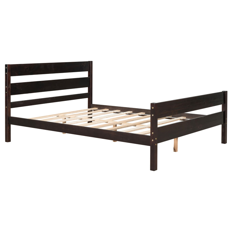 Full Bed With Headboard And Footboard - Espresso