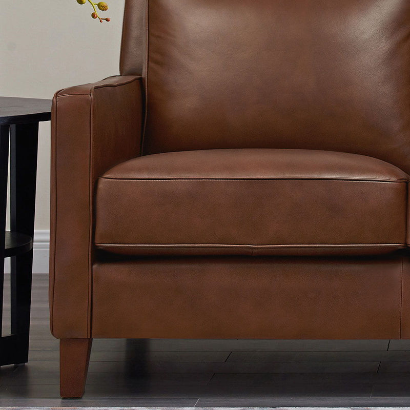 Ashby - Leather Chair - Pecan