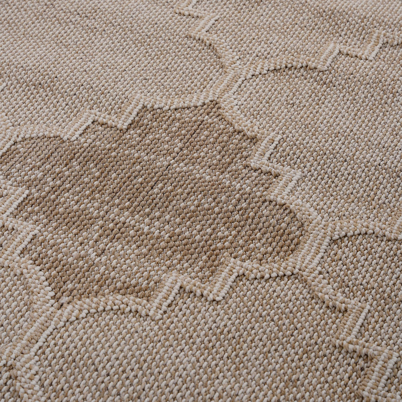 Guros - 8' x 10' Trellis Indoor / Outdoor Area Rug - Cream