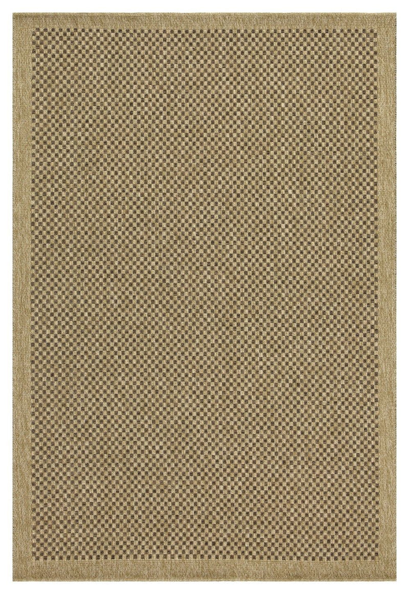 Earth - 2'7" X 7'3" Polypropylene Indoor / Outdoor Area Rug - Jute / Mocha