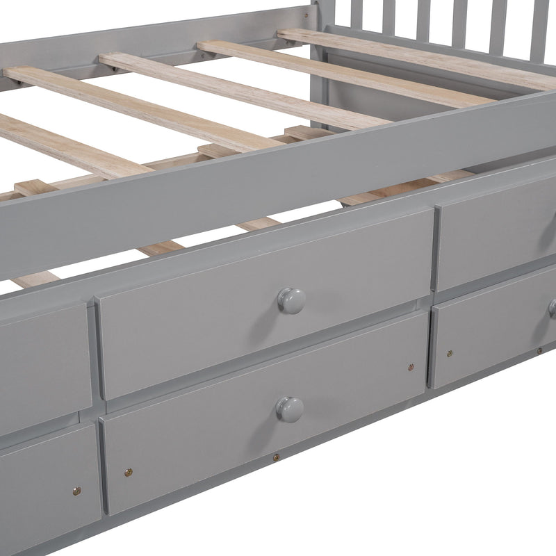 Twin Size Daybed With Trundle And Drawers