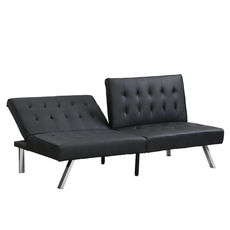 Comfortable Futon Sofa Bed - Black