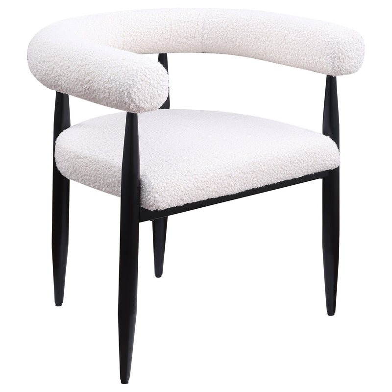 Camden - Boucle Upholstered Dining Side Chair (Set of 2) - Cream