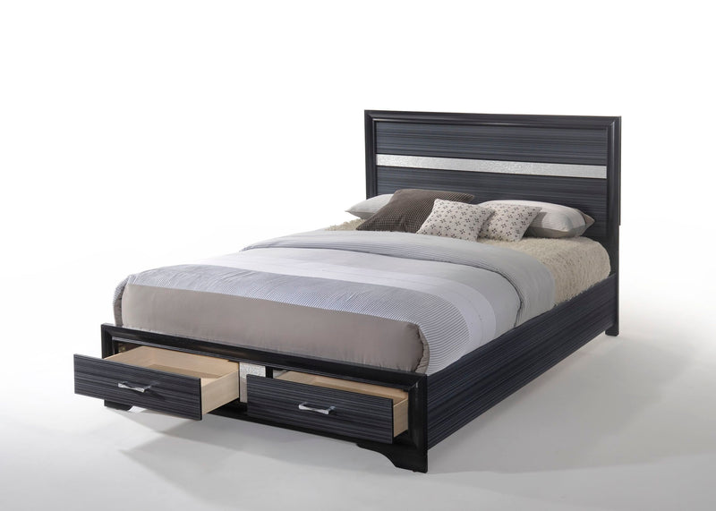 ACME Naima Queen Bed in Black 25900Q