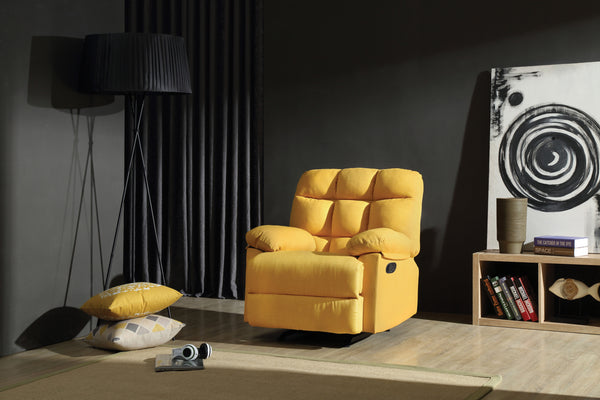 Cindy - Rocker Recliner - Yellow