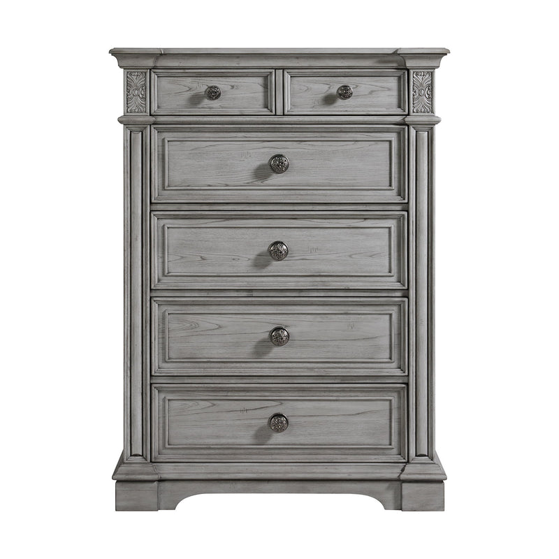 Glenmore - 5-Drawer Chest - Aged Gray