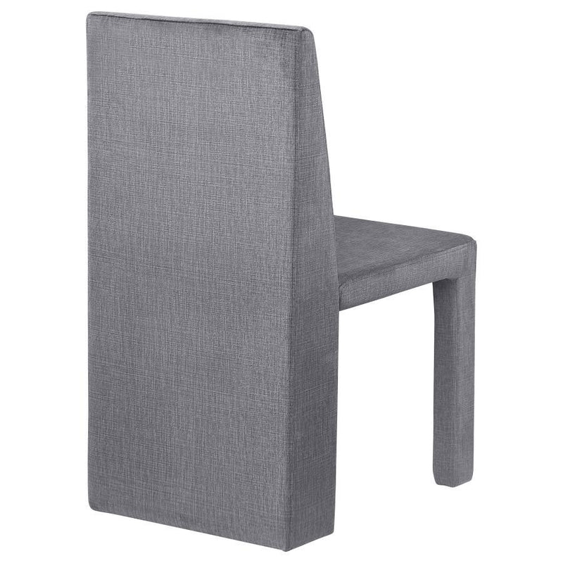 Tordera - Velvet Upholstered Dining Side Chair (Set of 2) - Gray