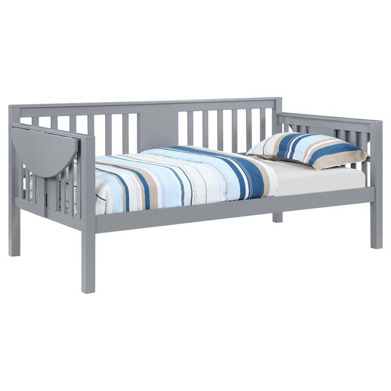 Bethany - Wood Twin Daybed With Drop-down Tables