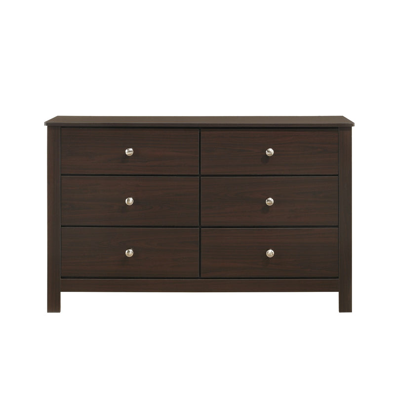 Sami - Youth 6-Drawer Dresser - Espresso