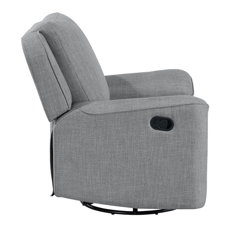 Destiny - Glider Recliner With Swivel - Gray Linen