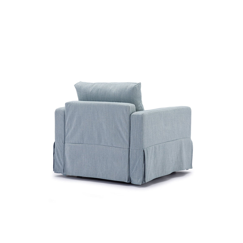 Single Seat Module Sofa Sectional Couch Seat Cushion And Back Cushion Removable And Washable