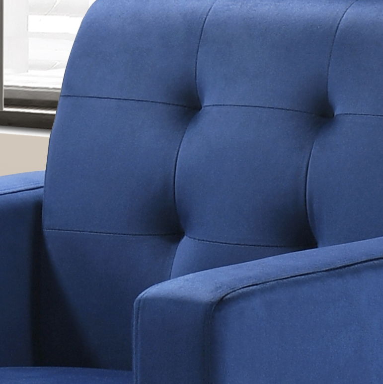 Hale - Velvet Accent Armchair With Tufting