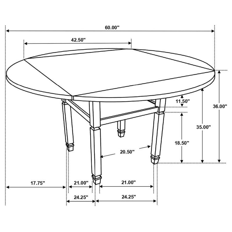 Sarasota - Extension Counter Dining Table - Rustic Cream