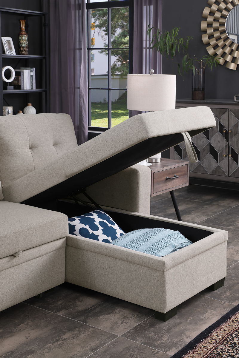 3 Piece Upholstered Sectional