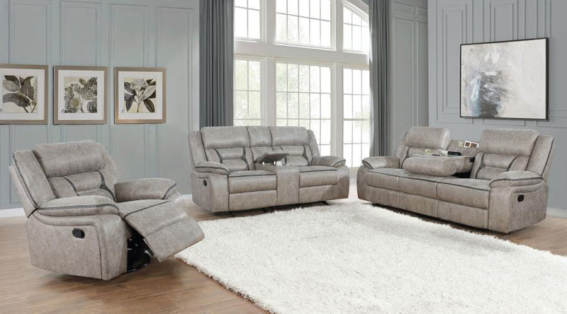 Greer - Upholstered Motion Reclining Loveseat