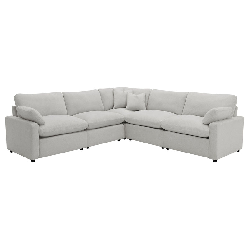 Collins - Modular Power Reclining Sectional Sofa Set - Gray