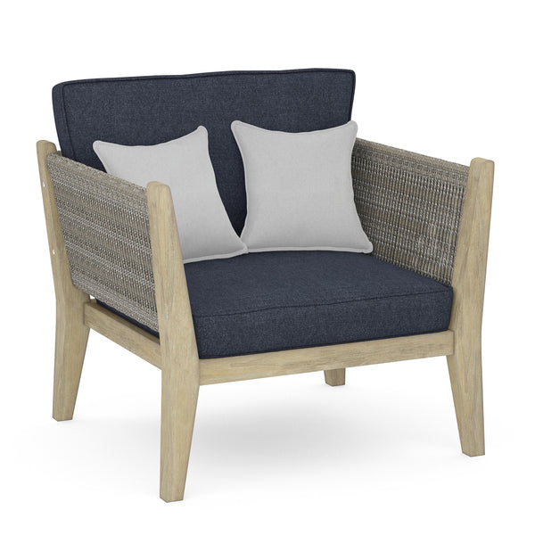 Cayman - Outdoor Conversation Chair - Slate Grey
