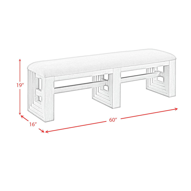 Avalanche - Dining Bench - Antique White