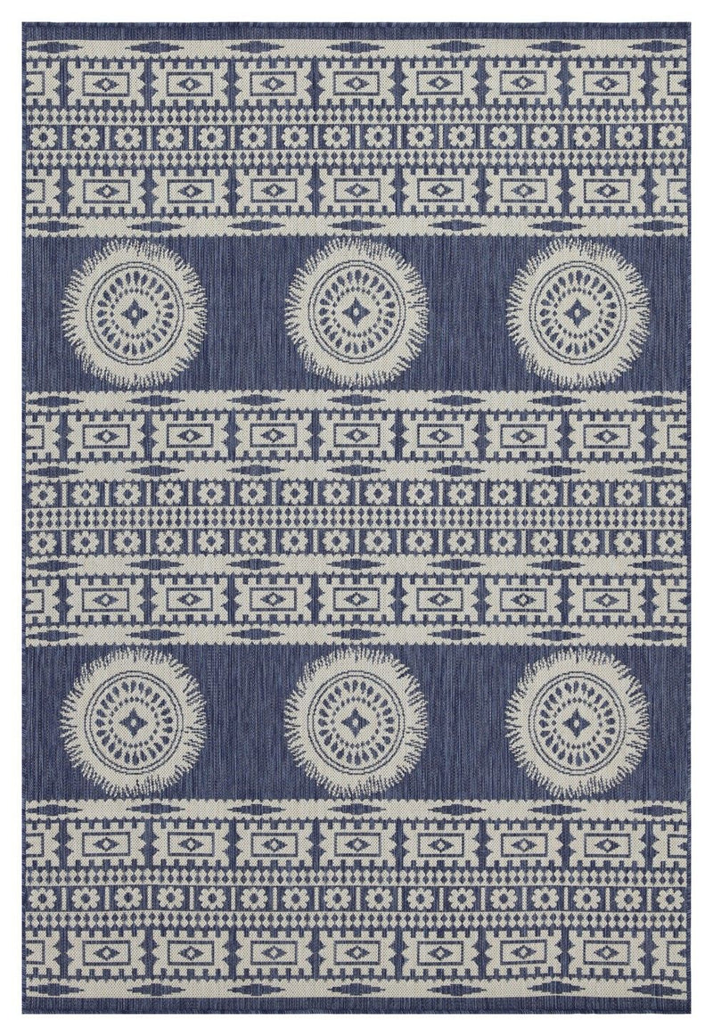 Sunshine - 2'7" X 7'3" Indoor / Outdoor Area Rug - Blue