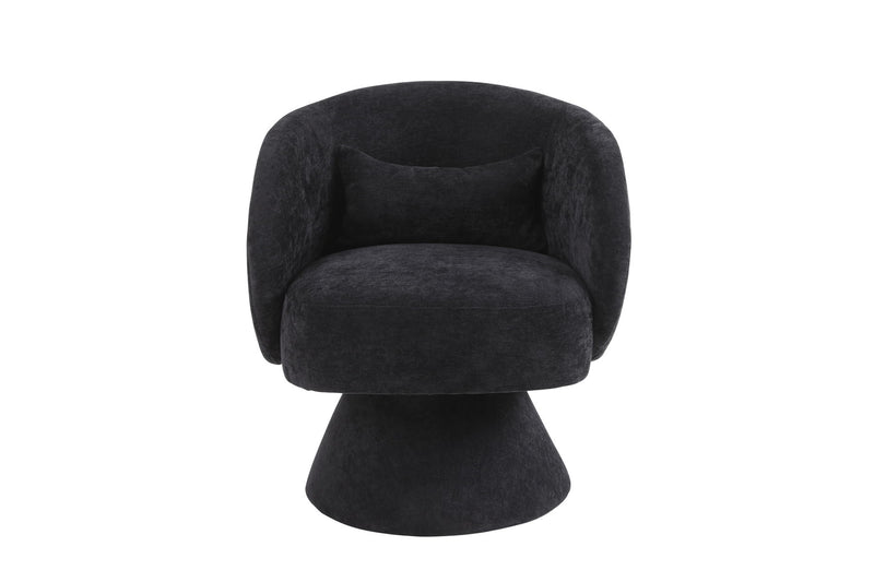 Swivel Accent Chair, Armchair Round Barrel Chair In Fabric For Living Room Bedroom