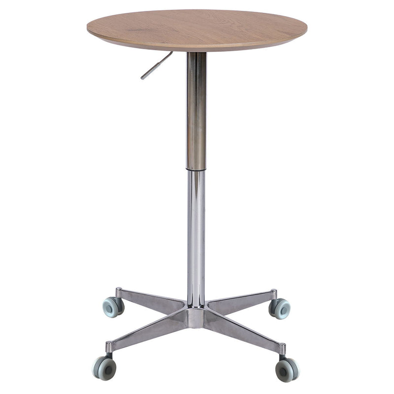 Movable Adjustable Bar Table Pub Table 360 Swivel Counter Bar Height Aluminum Star Base Movable For Stand Desk Bistro Table Dining Room Home Kitchen Table