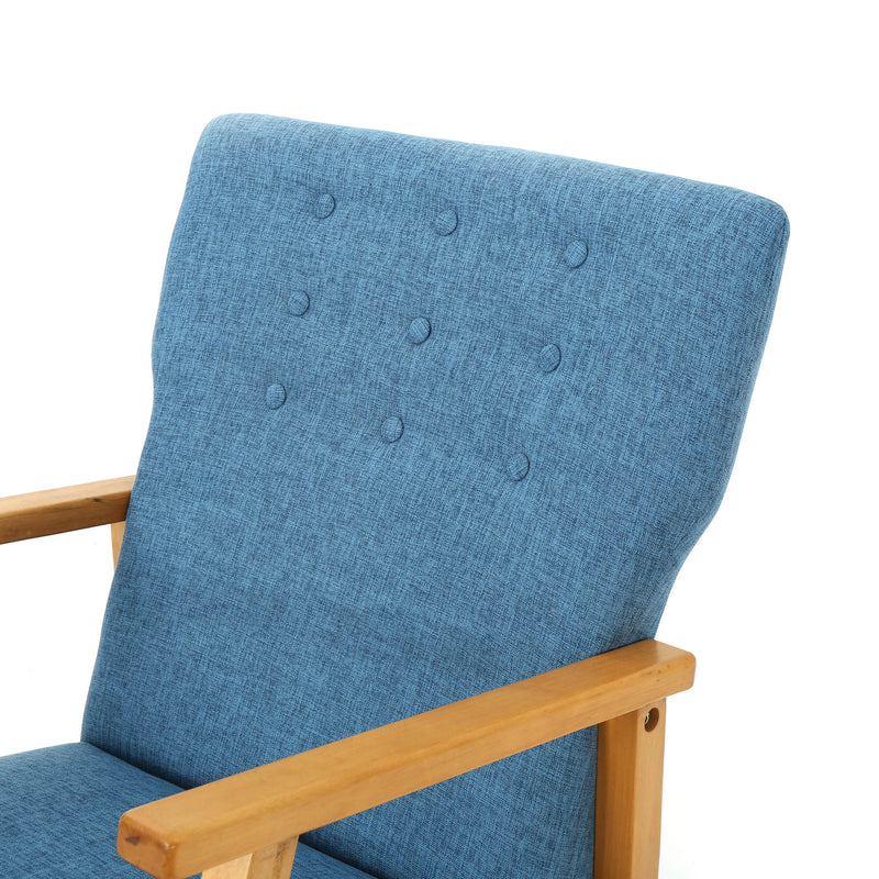 Fabric Upholstered Rocking Chair